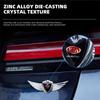 3D Wings Metal Shield Logo Metal Sticker Decorate Car Accessories For Kia Cerato