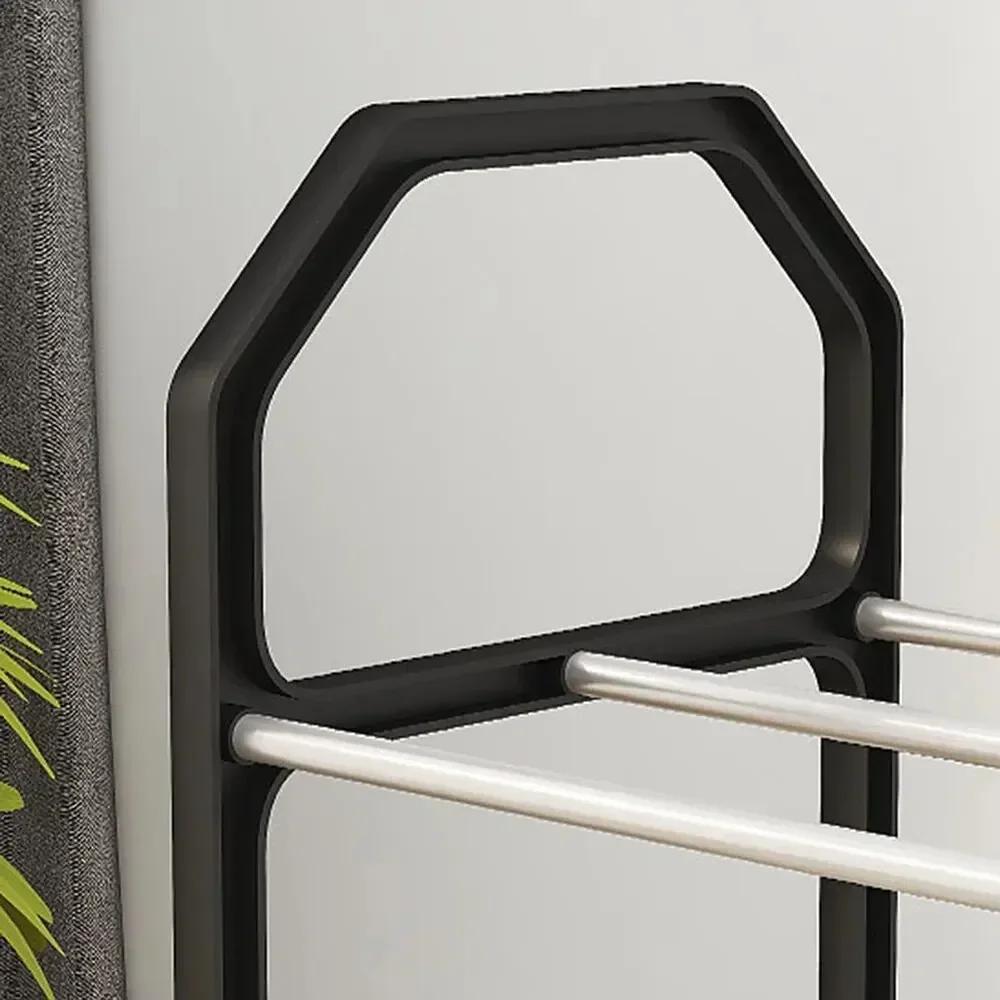 Simple Trapezoidal Shoe Rack for Home Use, Doorstep Storage, Shoe Cabinet, Balcony, Four Story Rack