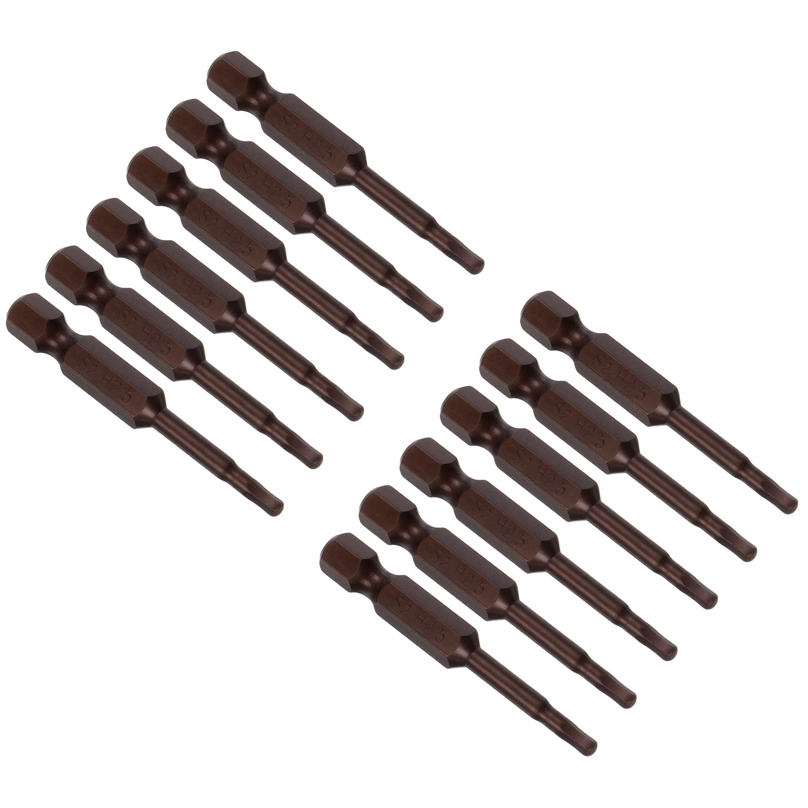 

uxcell Set of 20 Hex Shank Magnetic Hex Torx Screwdriver Bits 1/4 (6.3 mm) H2.5
