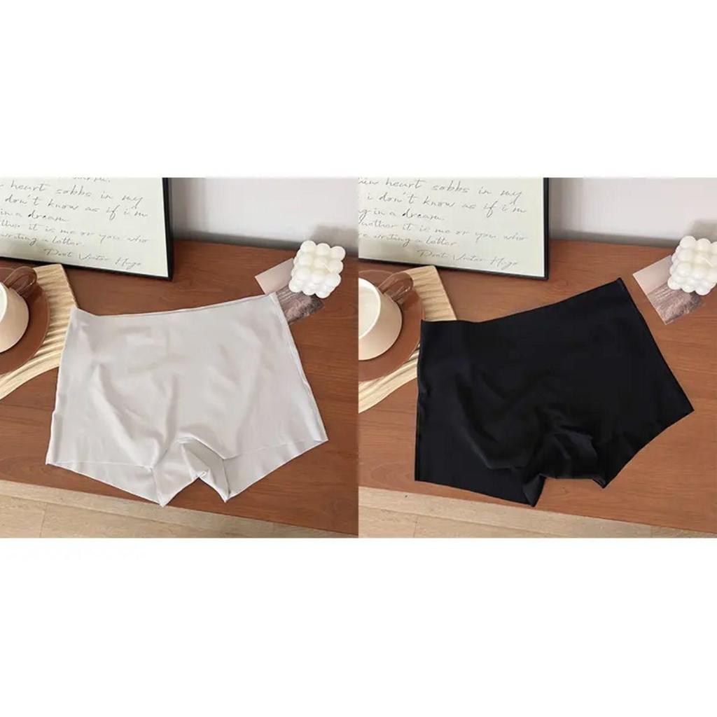 Seamless Ultra-Thin Safety Boxer Briefs: Cool, Quick-Dry, Anti-Exposure Foundation Panties