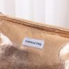 Fashion Shiny Sequins Cosmetic Bag Portable Women Clutch Zipper Pouch Handbag Makeup Toiletries Storage Square Bag