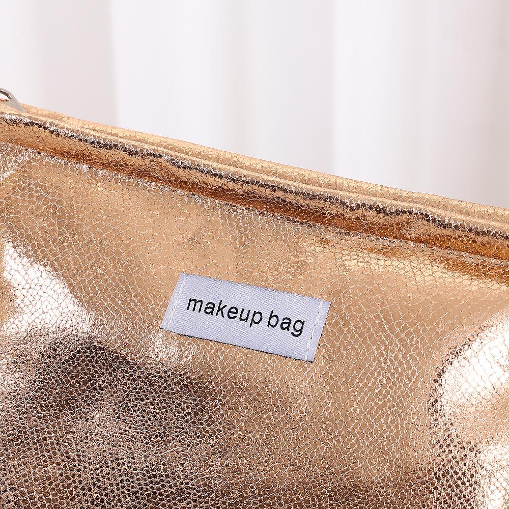 Fashion Shiny Sequins Cosmetic Bag Portable Women Clutch Zipper Pouch Handbag Makeup Toiletries Storage Square Bag