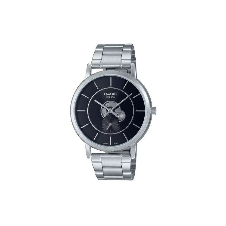 CASIO Men Standard Series 48mm Black Watch MTP-B130D-1AV MTP-B130D-1AV Black Dial
