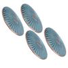 20pcs 25mm Diameter Metal Shank Buttons Round Shape Decorative Sewing Buttons  For Coat