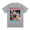 Khamzat Chimaev Retro Graphic T Shirt Unisexs Clothing Fashion Classic Gothic Tee Shirt Male Comfort Cotton Short Sleeve Tshirts