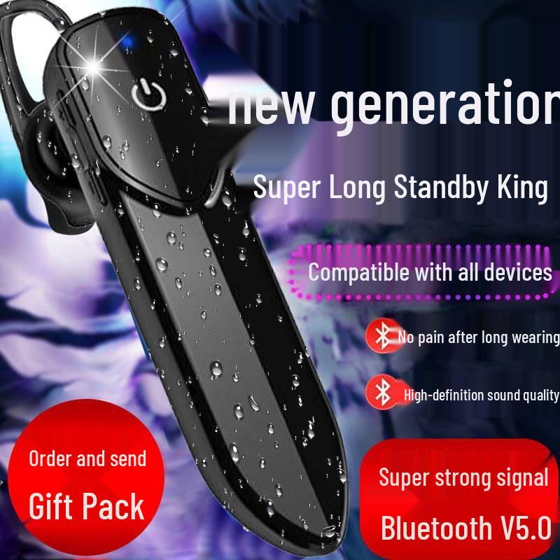 V19 Wireless Earhook Mini Sports Bluetooth 5.3 Earphone
