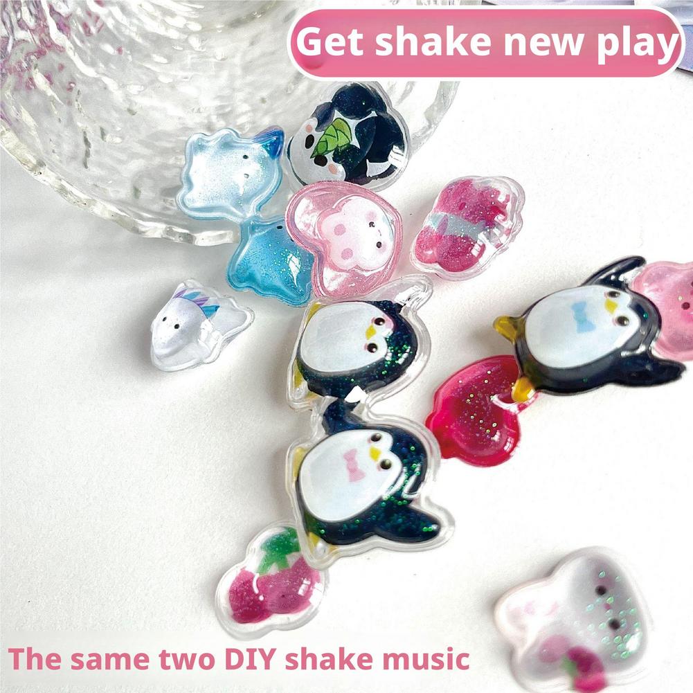 Kawaii Cartoon Jelly 3D Relief Sticker Cute 3D Puffy Stickers for Kids DIY Scrapbooking Journal Planner Stationery Decoration