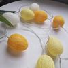Cross-border LED Easter String Lights with Painted Eggs, Chickens & Rabbits - Indoor Decoration