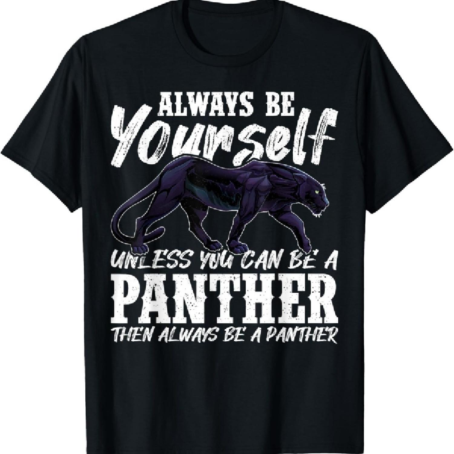 

Funny Panther Animal Lover Cute Panther T-Shirt XXXXXL чорний