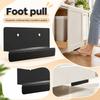 Foot Pull for Kitchen Drawer, Black Toe Cabinet Drawer Opener, Hand-Operated Pull-Out Can Handle