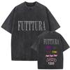 Singer Tini Stoessel Futtura Album  Graphic T Shirts Men Women Fashion Vintage Washed Oversized Tshirt Fans Gift Streetwear