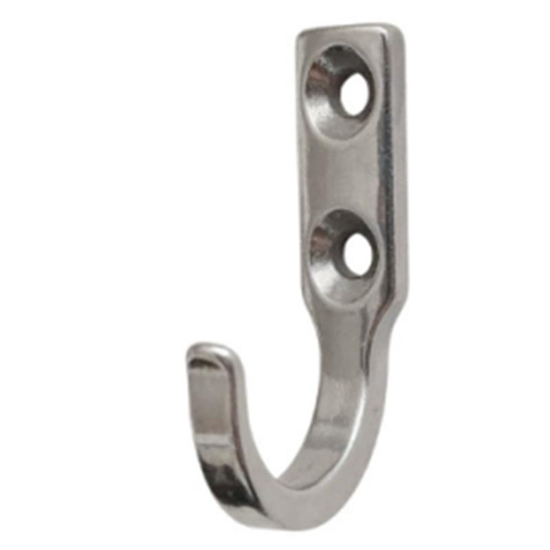 M-Modern-4 PCS Stainless Steel Hooks Stainless Steel Solid Single Hook Coat Hook