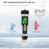 2/3/4 in 1 PH Meter ORP H2 Temp Tester High Accuracy 0.01 LCD Digital Rich Hydrogen Test Pen For Pool Aquarium Hydroponics