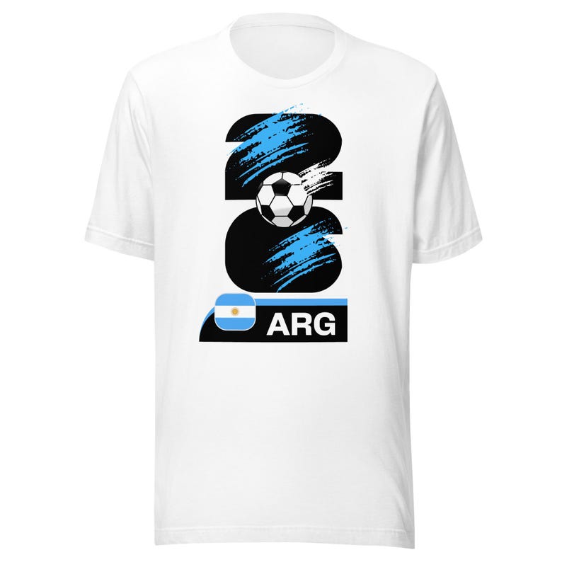 Argentina Soccer Graphic T-Shirt: 2026 World Cup Fan Apparel S