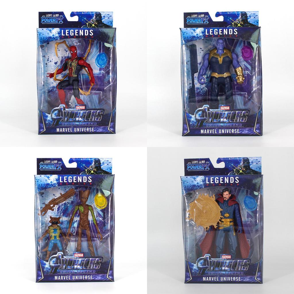 Nuovi Vendicatori Infinity War 16cm Bambola Action Figure a LED Captain Regalo per Bambini Giocattoli Qualità Premium
