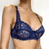 Plus Size No Padded Bra Women Fashion Ultra Thin Bra Transparent Sexy Single Layer Lace Women Lingerie