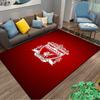 Tappeto Football Club Liverpool Tappetino da pavimento disegnato, adatto come tappetino antiscivolo per il soggiorno o il divano della camera da letto