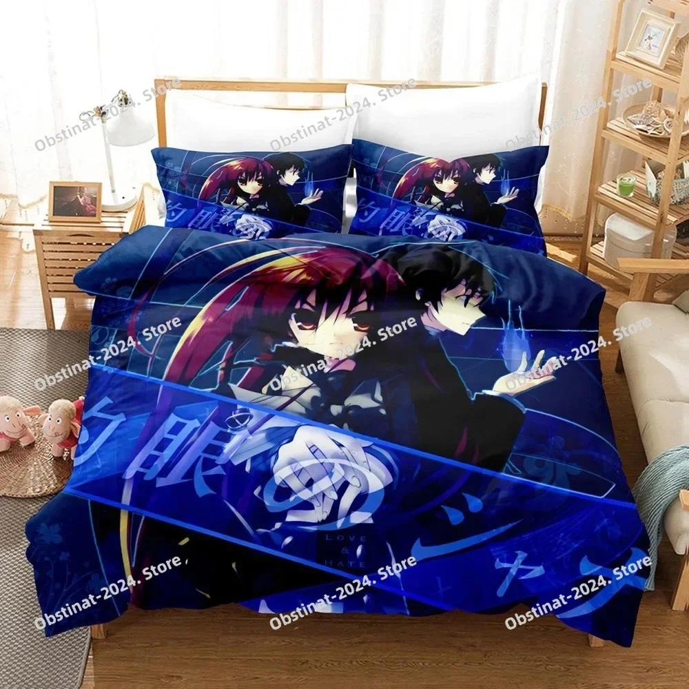 Shakugan No Shana Bedding Set Printed Bed Set With Pillowcase Bed Duvet Cover Soft Single Double Queen Super King Size