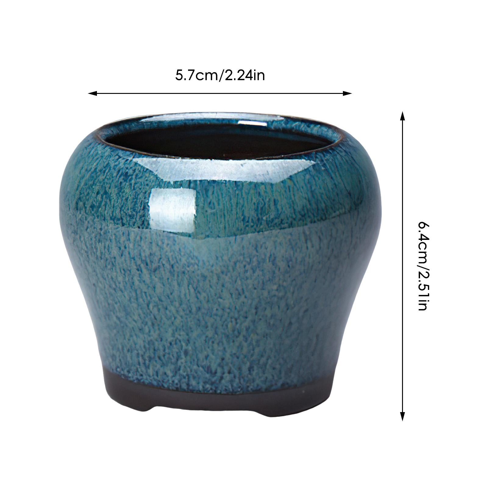 

Бонсай горшки в китайском стиле Дышащий горшок для суккулентов Цветочный горшок с отверстиями Керамическое ремесло Горшок для растений Кашпо для дома офиса