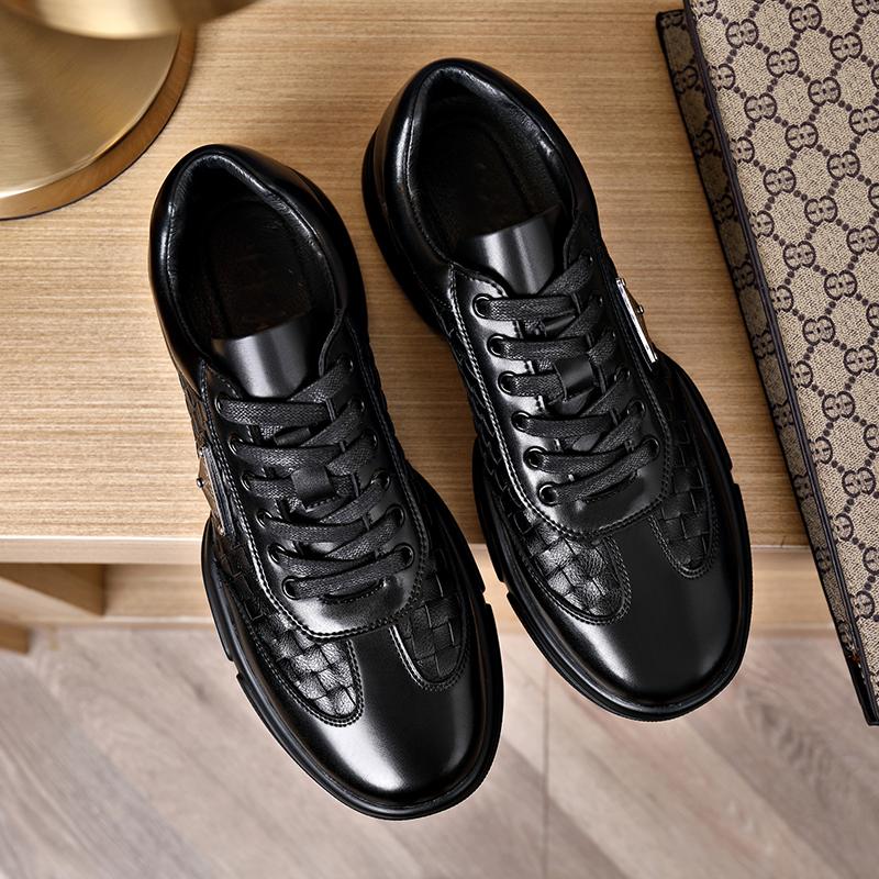 Fashion Leather Shoes For Man Genuine Leather Casual Shoes Fashion Business Oxford Shoes High Quality Designer Work Shoes