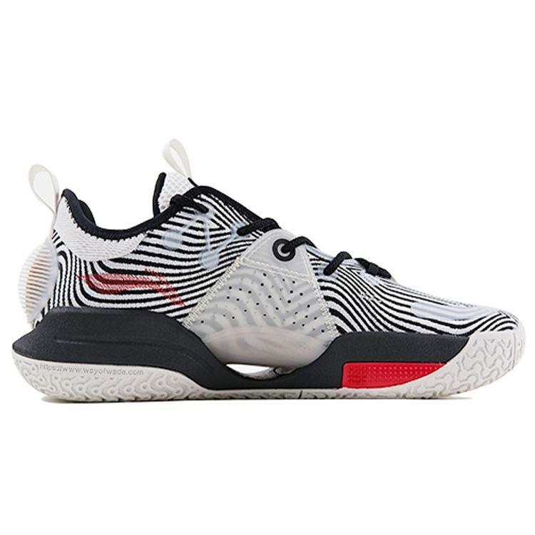 Li Ning All City 9 V1.5 PE Edition Non-Slip Wear-Resistant Low-Top Basketball Shoes Men Sneaker Black White ABAR015-A