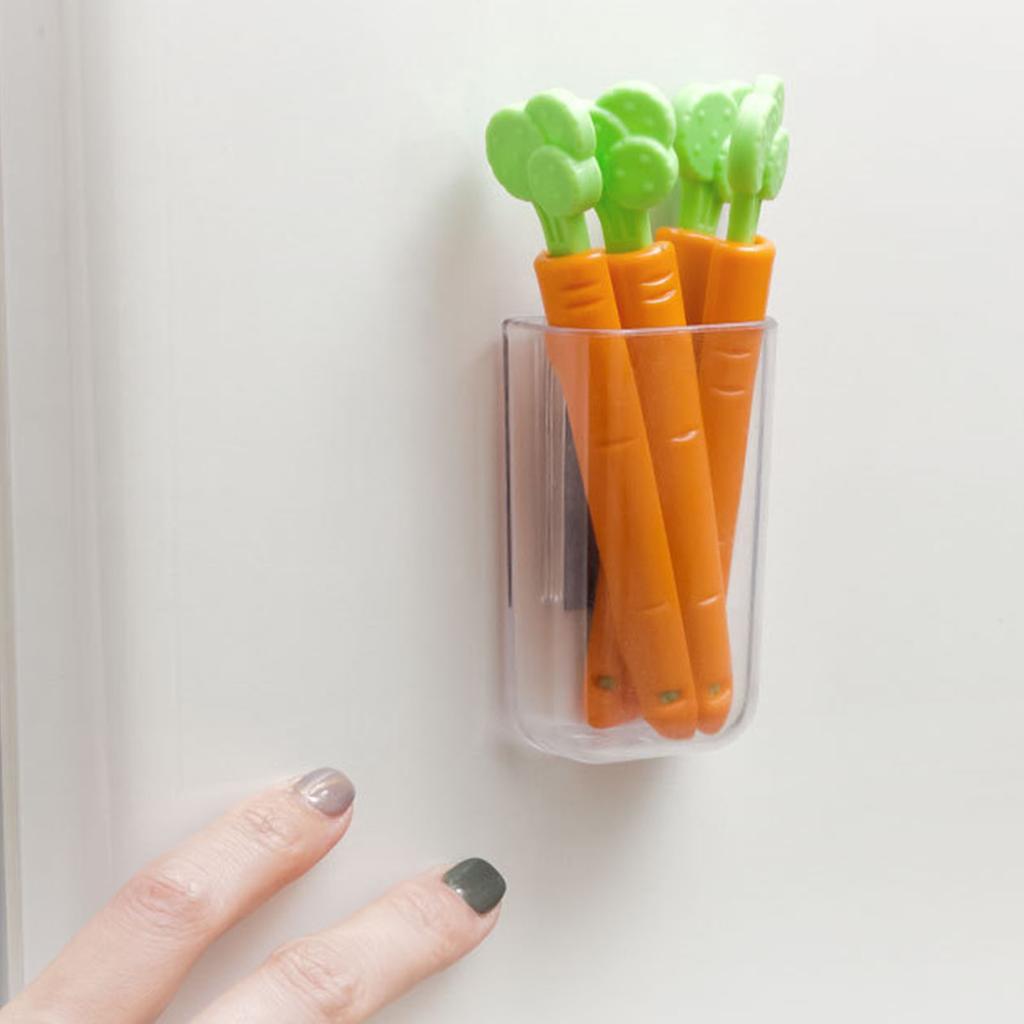 5Pcs Snack Clip Kunststoff Brot Tasche Abdichtung Klemme Festen Griff Lebensmittel Tasche Snack Clip mit Lagerung Box für