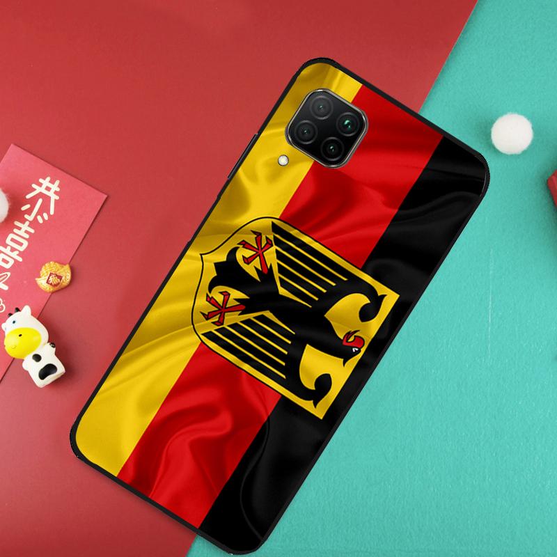 Germany Flag Banner For Huawei Nova Y73 Y70 Y72 Y60 Y90 Y61 Y91 8i 7i 11i 12i 12s 9 10 SE P20 P30 P40 Lite Case Huawei Nova 9