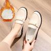 2025 New Spring & Autumn Non-Slip Soft Sole Leather Shoes for Middle-Aged & Elderly Women