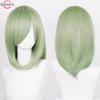 40cm Medium Basic Anime Cosplay Wig Bang Blond  Black White Red Pink Green Brown Gold Blue Heat Resistant Synthetic Hair Wigs
