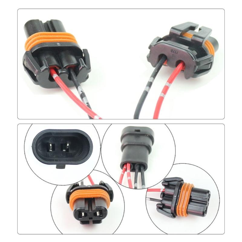 9005 9006 HB3 HB4 Female Adapter Double Bulb Plug And Play Wiring Harness For Easy Vehicle Lighting Upgrade