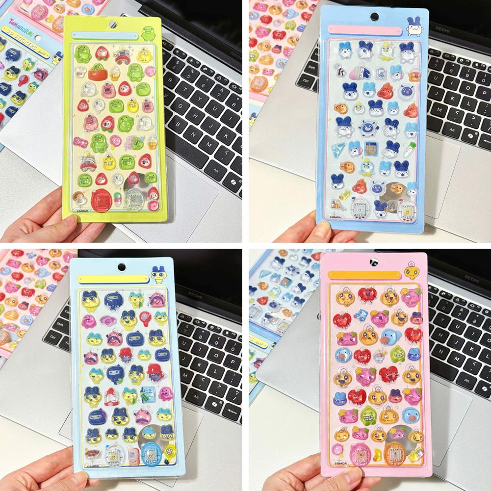 Kawaii 3D Relief Sculpture Stickers Cartoon Creative Peripheral Decal DIY Laptop Scrapbook Decal Party Gift