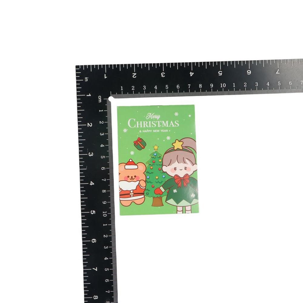 Hand-held Christmas Stationery Set Leave No Mark Eraser Ruler Pencil Sharpener Kindergarten