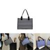 Fashionable Large Capacity Tote Bag For Women In Black Red And Blue Stylish Canvas Design