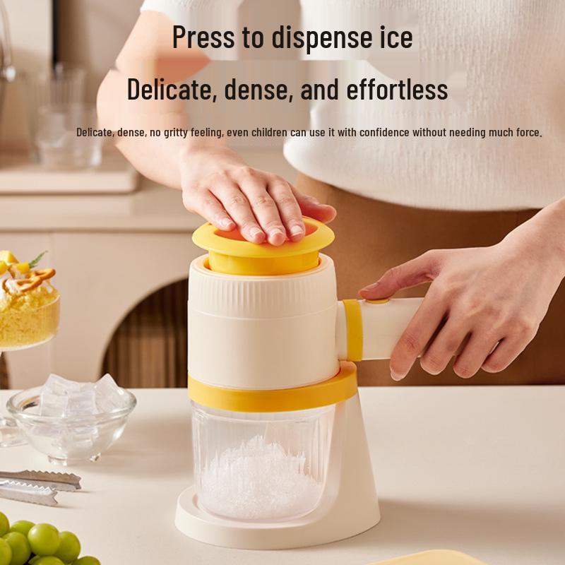 Compact Electric Shaved Ice Maker: Multi-purpose Smoothie & Fluffy Ice Machine for Summer