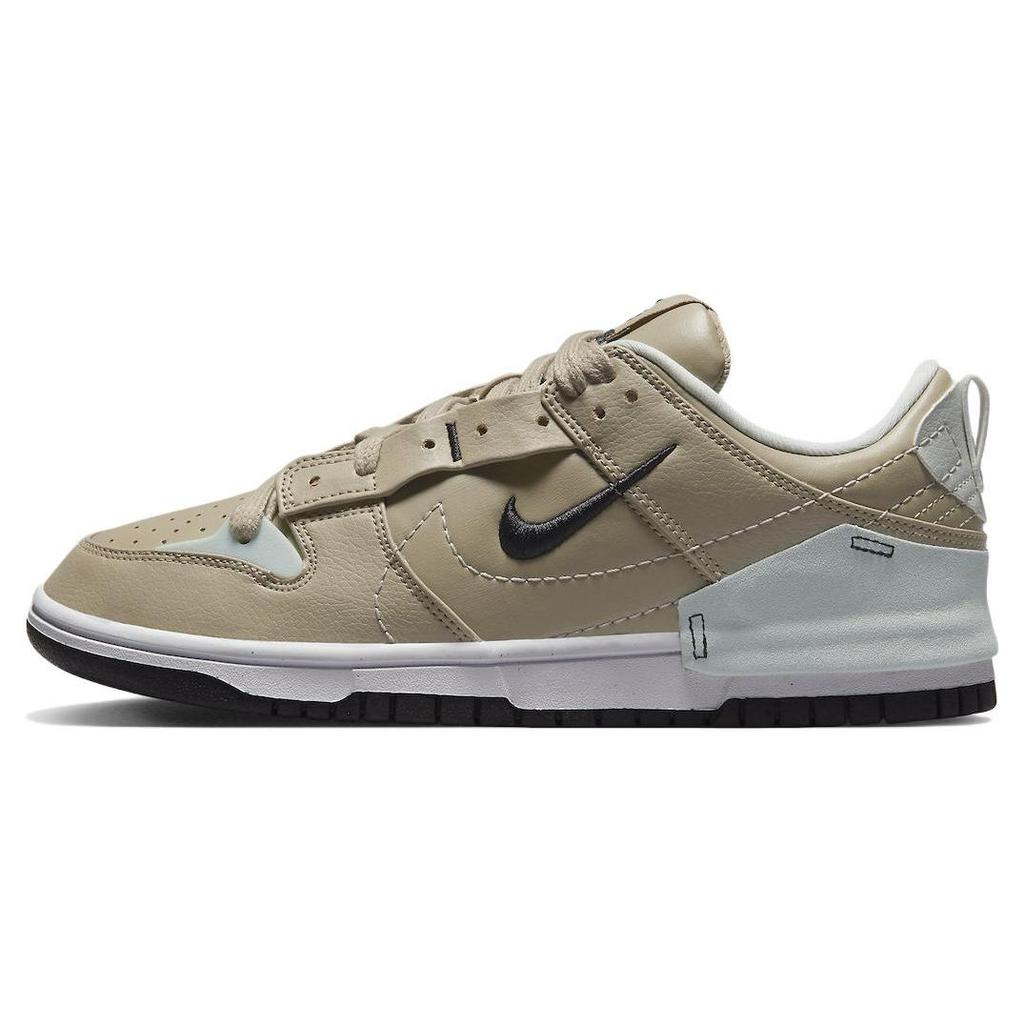 Nike Dunk Disrupt 2 Leather Recycled Materials Slip Resistant Lightweight Low Top Skate Shoes Women Sneaker Light-Brown DV4024-200