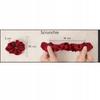 Satin Scrunchies Hair Tie Without Joints 10 Comfortable Burgundy