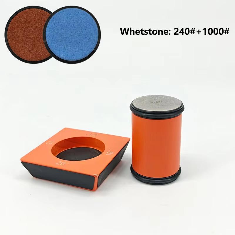 Four-Angle Roller Knife Sharpener, Multifunctional Rolling Sharpening Stone Set