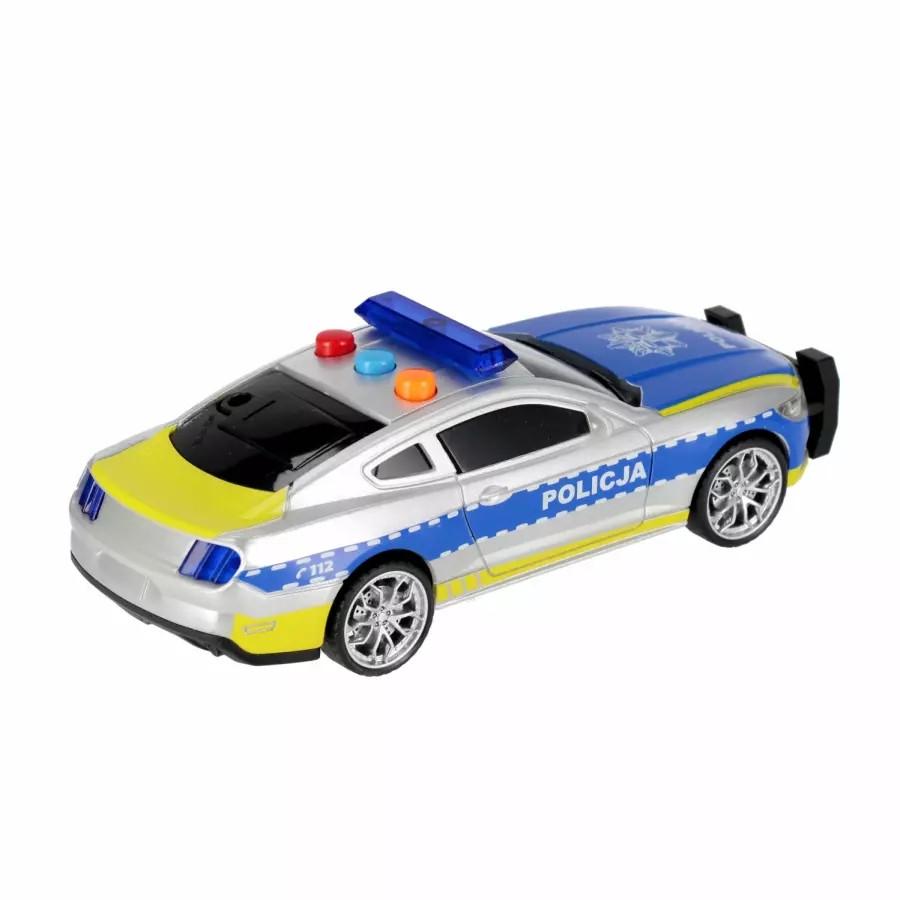 Police Car Drive,Speaks Polish Sound