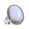 Natürlicher Owyhee Opal Edelstein 925 Massiv Sterlingsilber Schmuck Ring Größe 8 M4R10