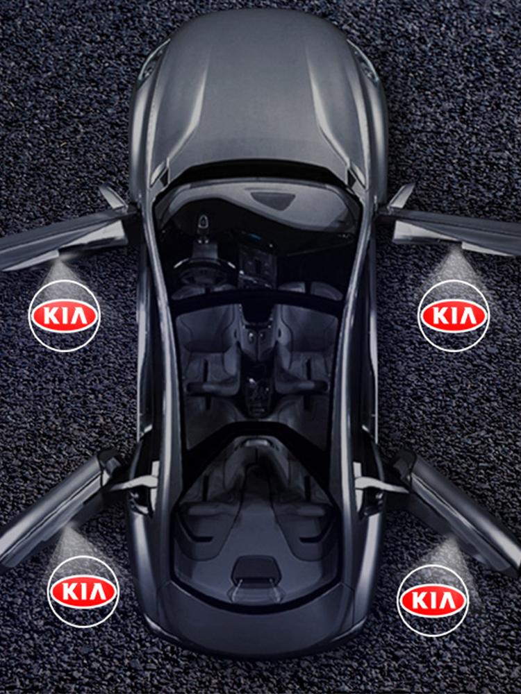 2026 Hot Car Sticker Car Door Welcome Lights Laser Projector HD Courtesy Lamp For KIA K5 K3 K2 Sportage Ceed Sorento Cerato Opti