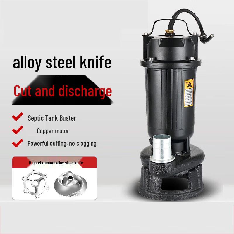 Shang Tao Jing 220V Submersible Sewage Cutting Pump