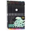 Set mit feinen Stiften, Fineliner, 24 Farben, Zeichenstifte 0,38–0,4 mm