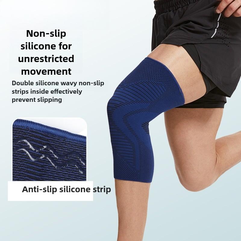 Women's Professional Sports Knee Pads New Upgraded Thin Silicone Non-slip Four-way Stretch All-season Style for Active Wear