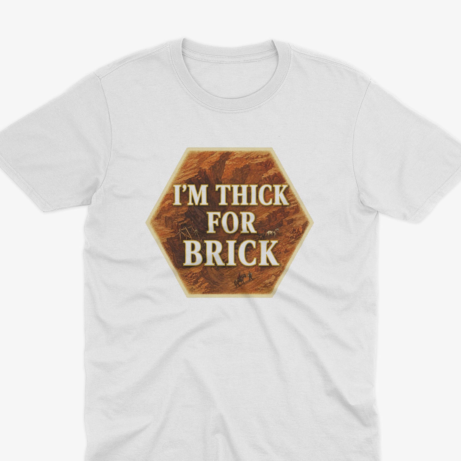 I m Thick For Brick, Funny Catan T-Shirt, Catan T-Shirt, Board Games, Settlers of Catan, Board Games T-Shirt, Catan Resources S