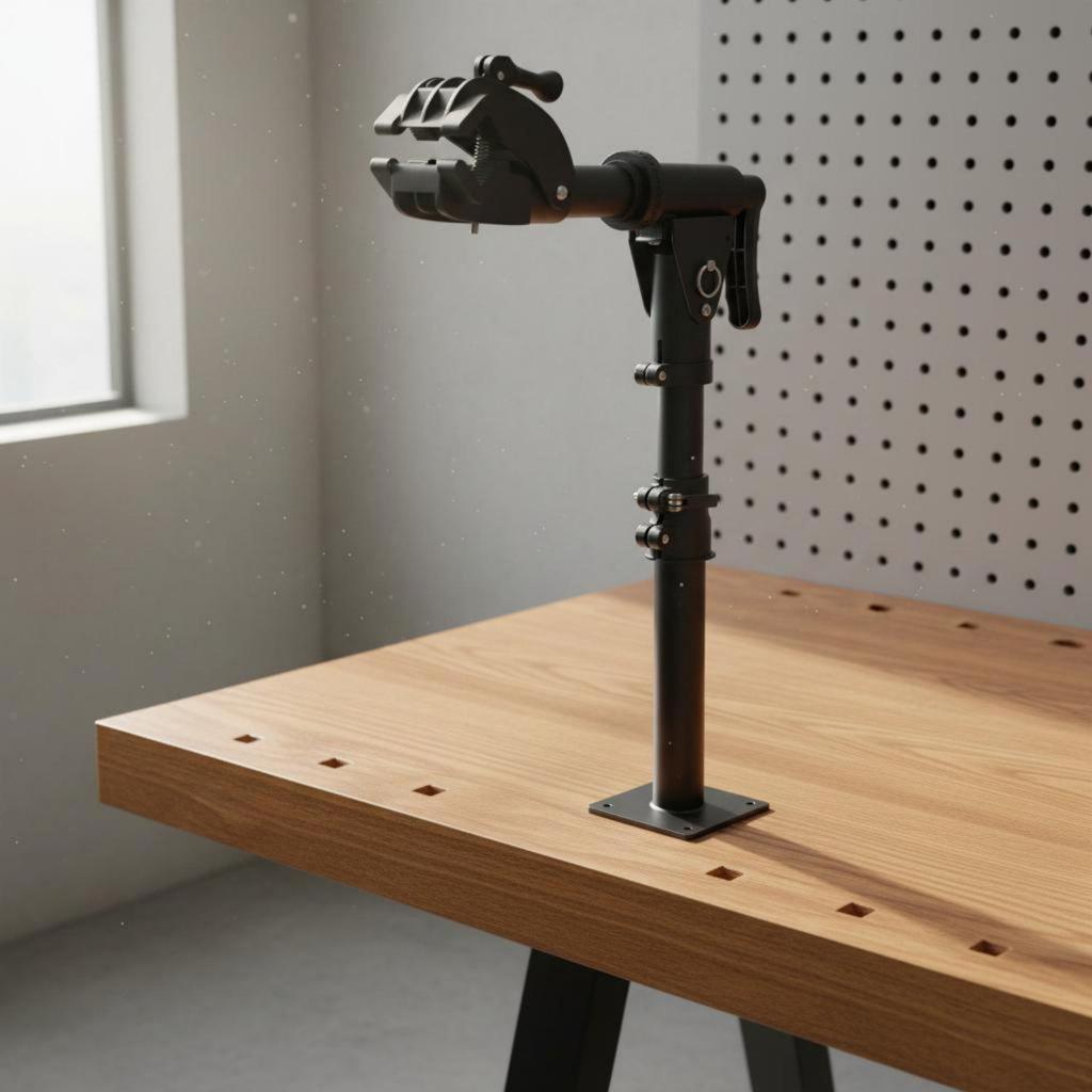 Desktop Bike Repair Stand Degree Rotation Cycle Support for Workshop