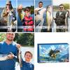 Fishing Advent Calendar 2025 24 Day Christmas Countdown Box with Fishing Accessories Rod Holder Lip Gripper for Dad Husband Gift