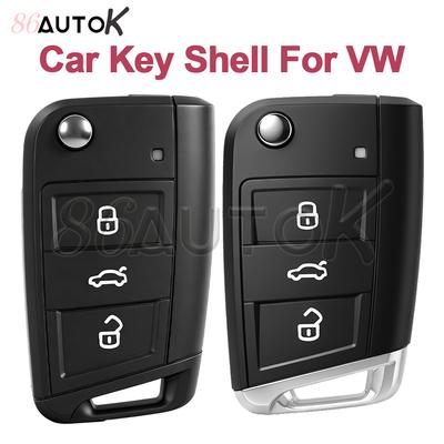 86Autok - Coque de boîtier de télécommande de remplacement pour Vw Golf 7 Mk7 Touran Polo Tiguan 5G6959752Ab Coque de clé intelligente