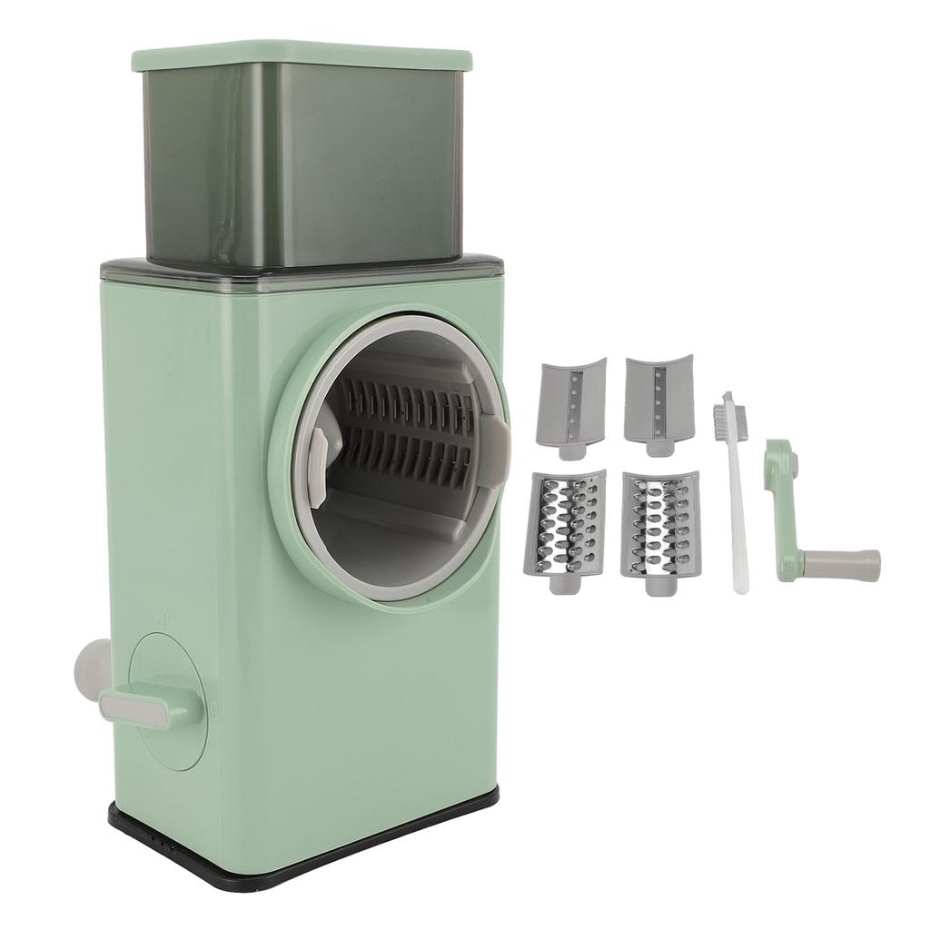 Manual Rotary Cheese Shredder Stainless Steel Multifunctional Hand Crank Vegetable Cutter for