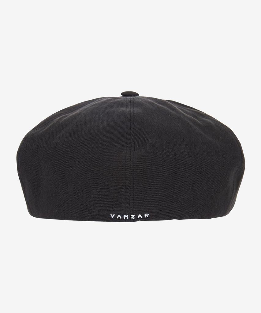 Bajal Varzar Embroidered Newsboy Cap Black