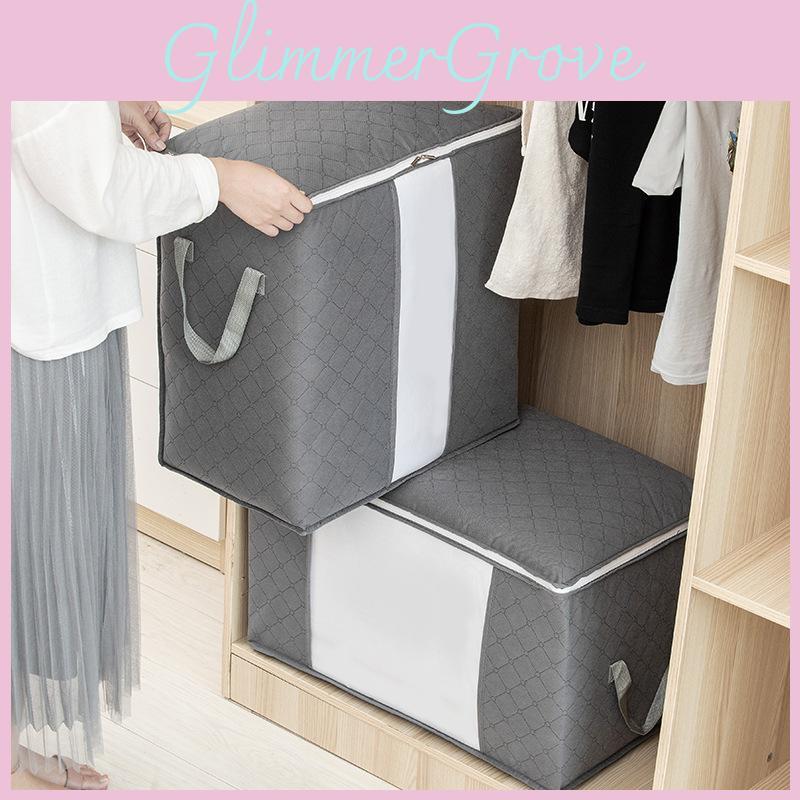 Hanging Nonwoven Fabric Storage Bag For Clothes Shoes Cosmetics Bedroom Organizer